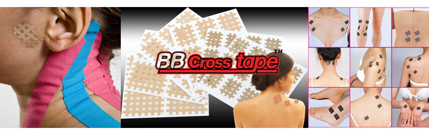 кросс тейпы bb cross tape. аку тейпы bb acu tape™. аку тейпы. кинезио кросс тейп. 6см.