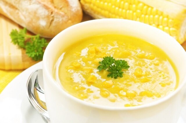 Сырный суп с индейкой