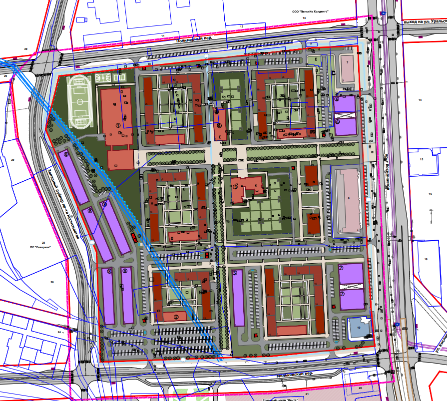 План застройки космонавтов 11 екатеринбург