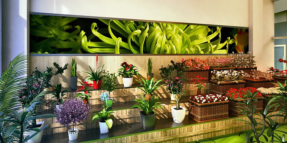 Цветочный хостел.