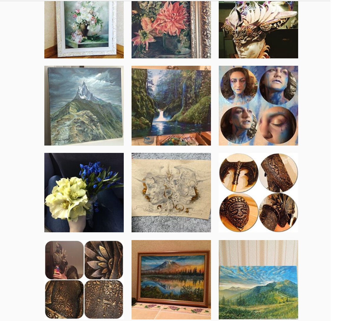 Когда я совсем не понимала зачем мне инстаграм. В тот момент я просто много рисовала