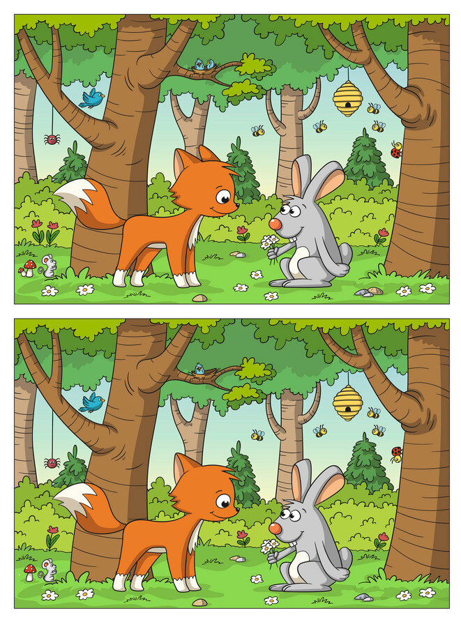 Найди 10 отличий