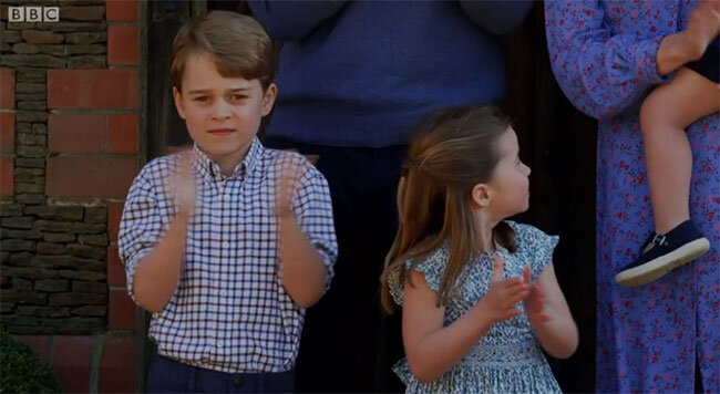  В четверг 23 апреля неожиданностью для всех стало появление семьи герцогов Кембриджских в видео на телеканале BBC One в  «The Big Night In» .