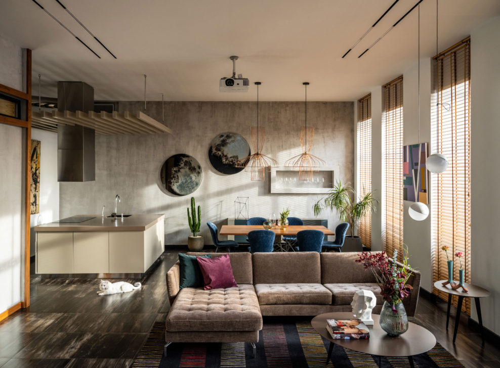 1 этаж: Кухня-гостиная 