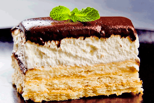 Торт «Битое стекло» с печеньем
