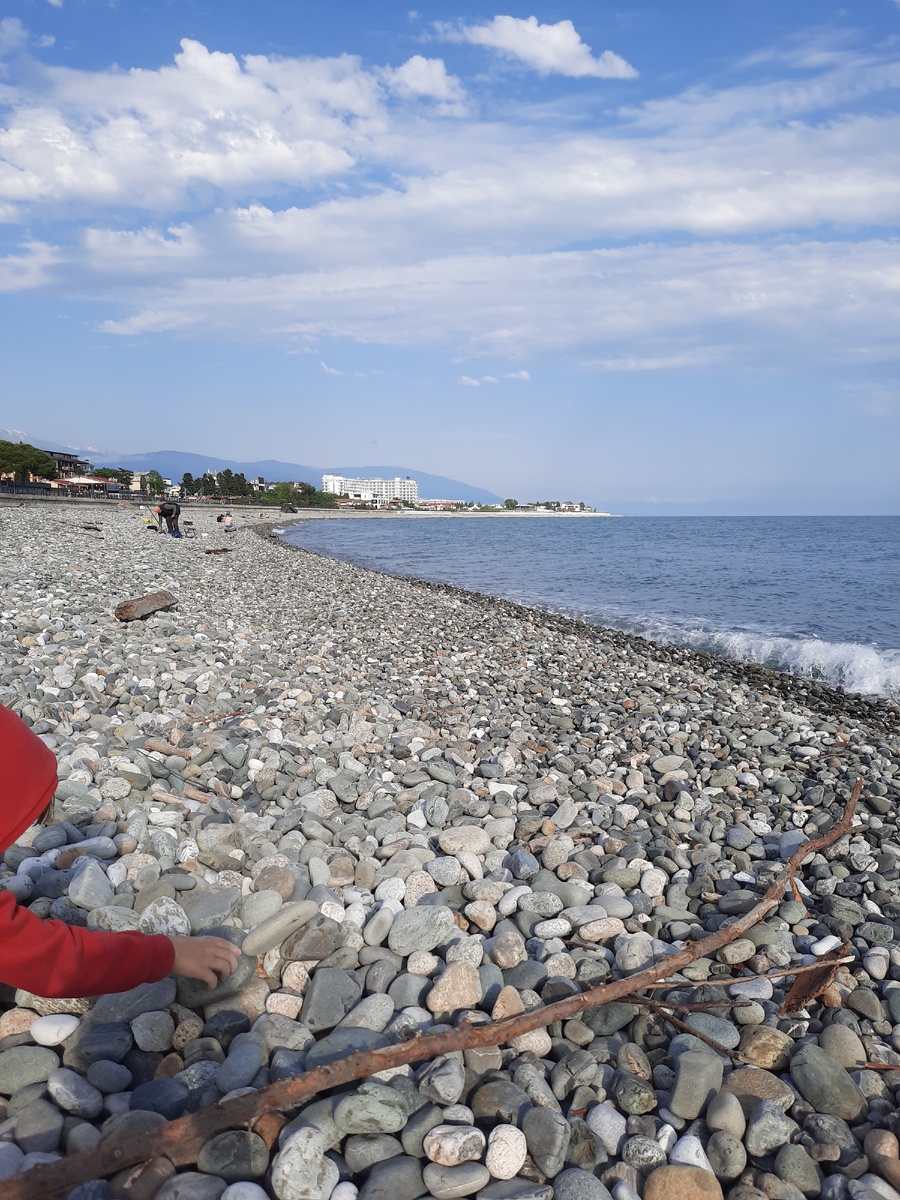 Это уже вечер и многие ушли.