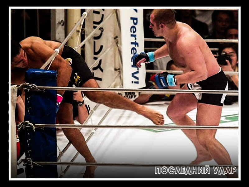 Емельяненко бьет Ногейру в титульном бою