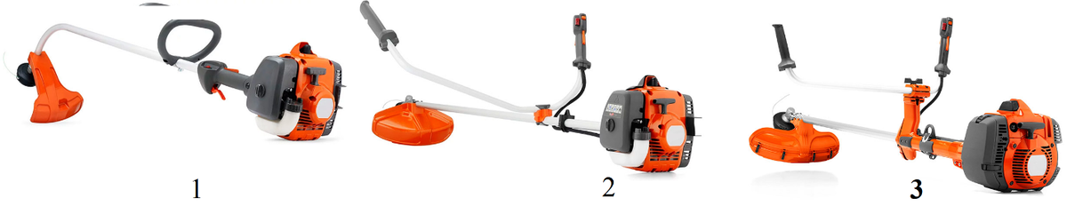  Класс мотокосы: 1- бытовые, 2 - полупрофессиональные (фермерские), 3 - профессиональные (парковые)