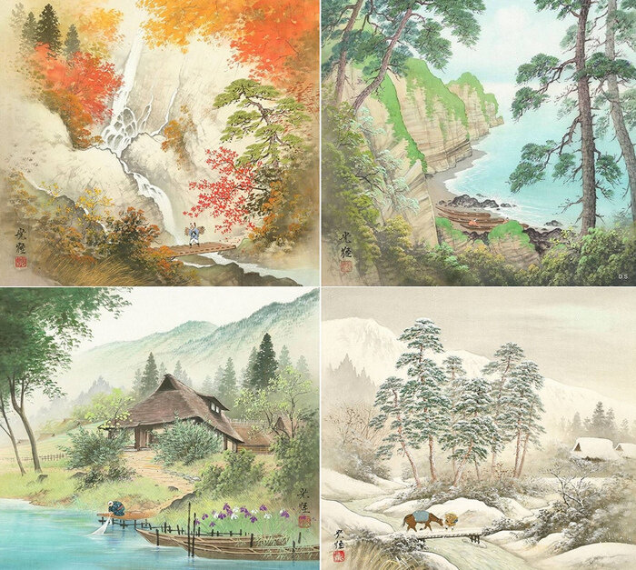 Японская пейзажная лирика Koukei Kojima