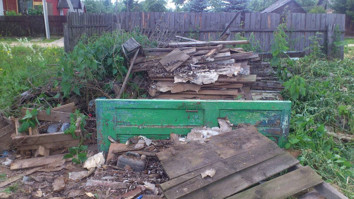 Чего только не было на участке