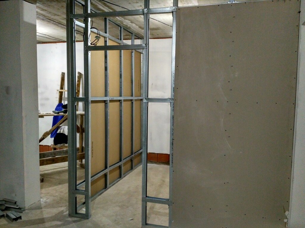 Первый опыт гипсокартонные перегородки