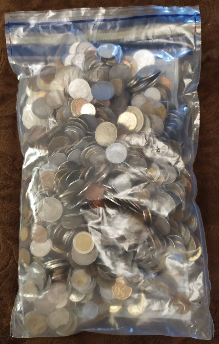 Мешок монет из Германии (6 кг)
