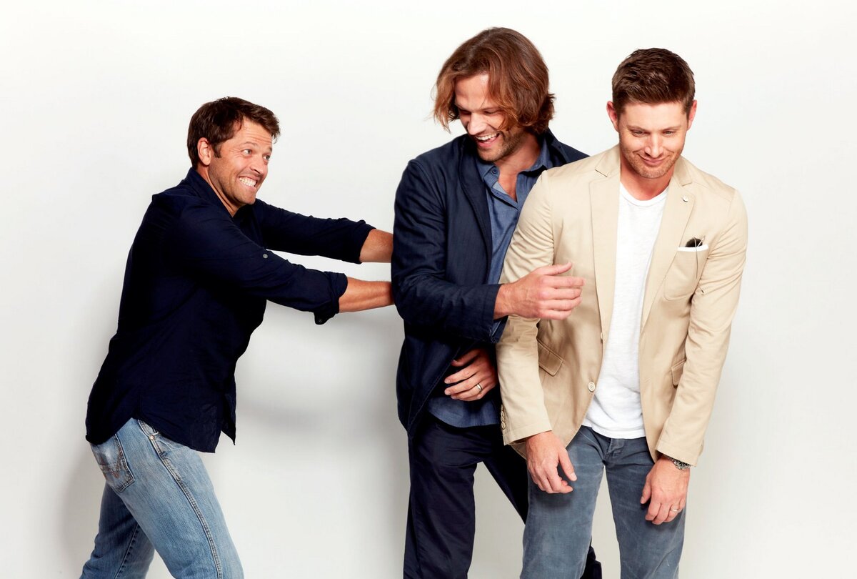 Миша Коллинз, Джаред Падалеки и Дженсен Эклз