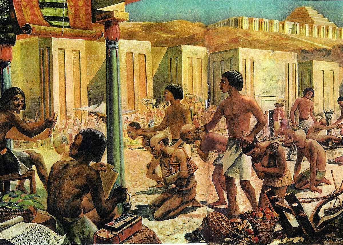 Древнее царство Египет рабовладение