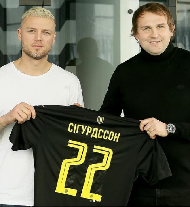 Сигурдссон в расположении ФК "Рух"