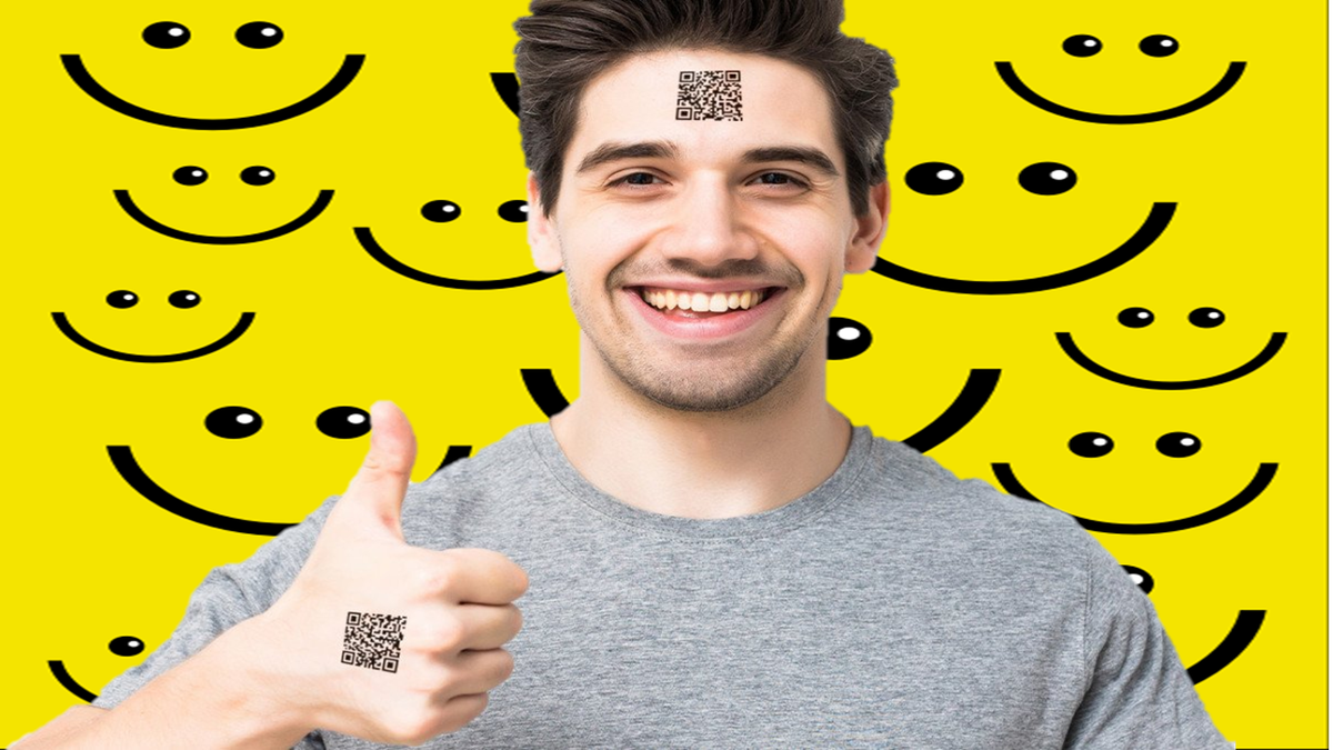 Заголовок:"Теперь можно набить тату штрих кода ковидного паспорта для вашего удобства!"