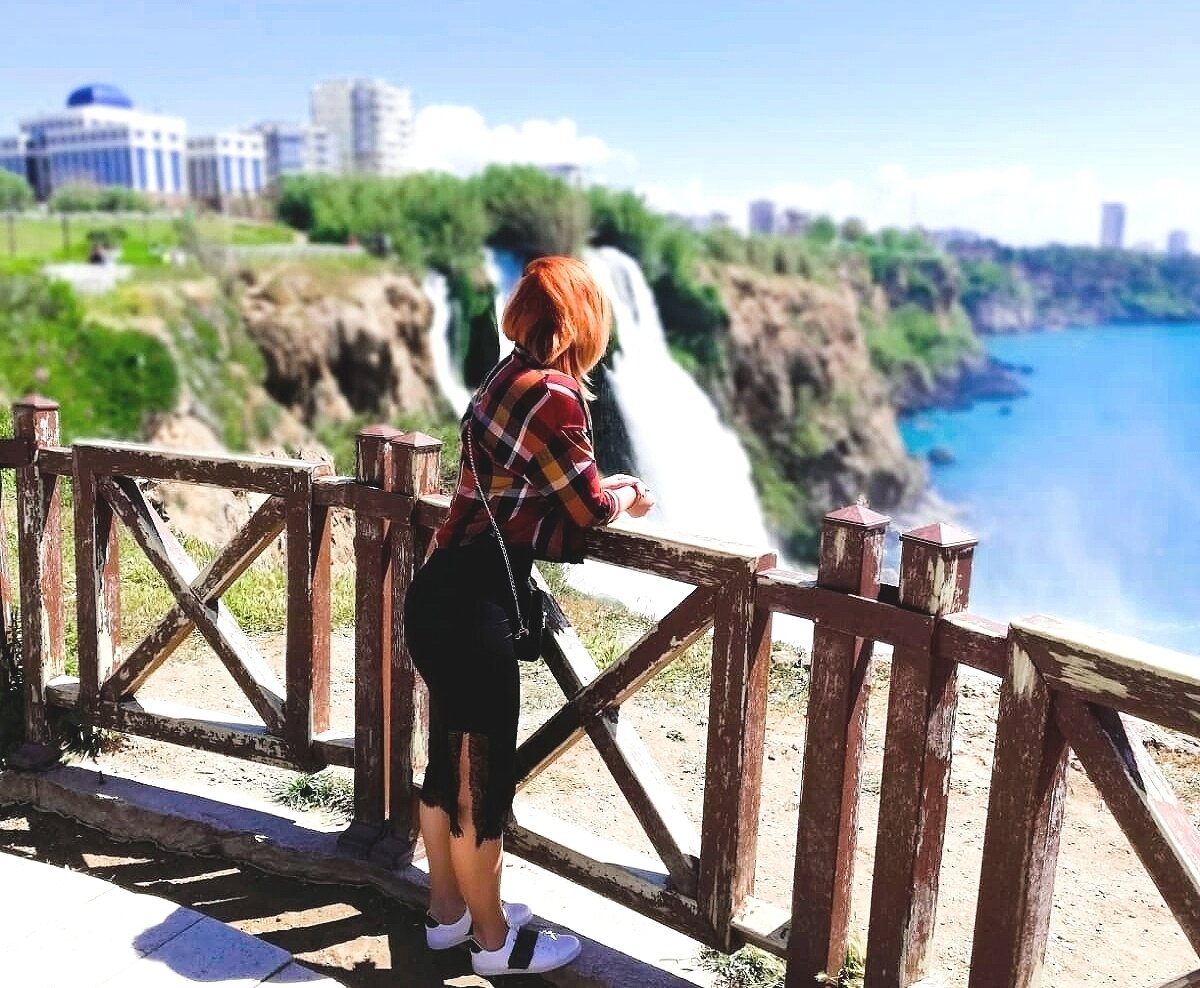 Знаменитый водопад Дюден в Анталии .... и русская боярыня в борьбе с бюрократией 2019г.