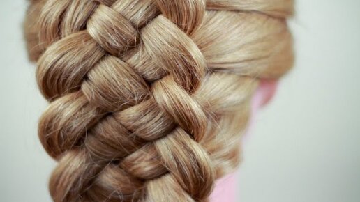 Плетение Косичек Видео Уроки| Красивая Коса Из 5 Прядей| Beautiful Hair In The Braid Strands Of 5