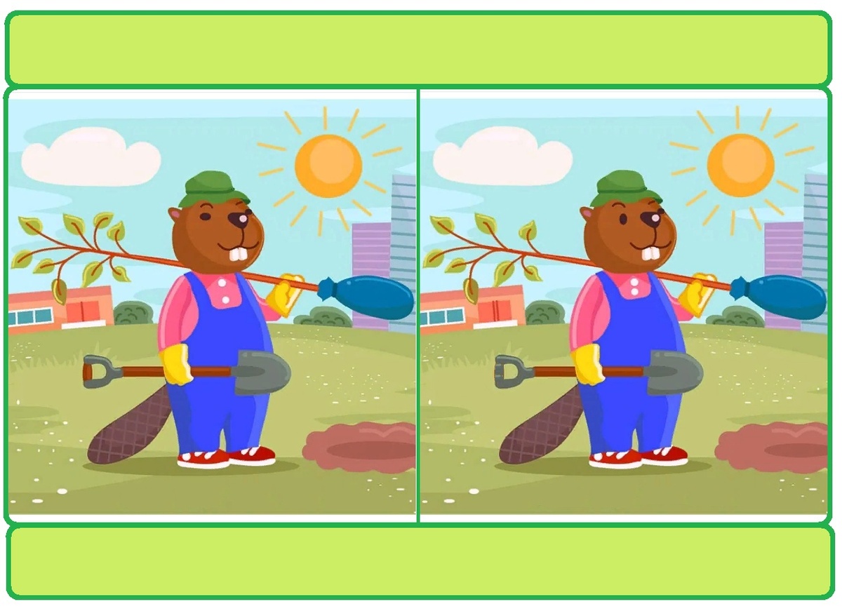 Поиск отличий, тест на внимательность