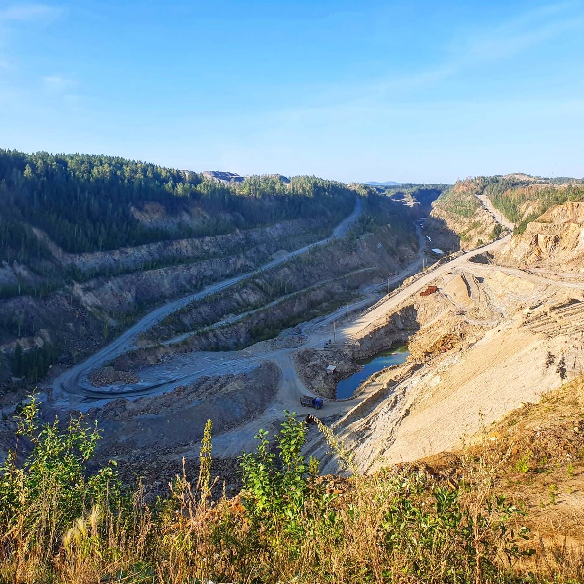 Тайгинский карьер. Август 2021 г.