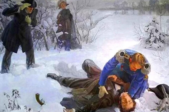 Дантес хлопнул негра...