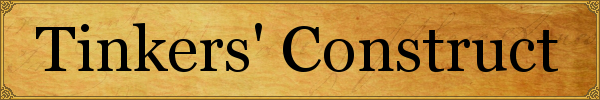 "Конструкция Тинкеров - это мод, позволяющий собирать инструменты самыми разнообразными способами, а затем изменять их, пока они не превратятся во что-то другое. Инструменты никогда не исчезают, и их можно назвать и изменить по желанию вашего сердца. Как только ты их сделаешь, они будут твоими навсегда. Для изготовления ваших инструментов можно использовать множество различных материалов."