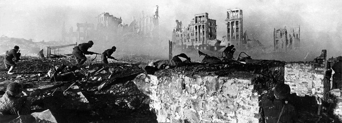 Фотография боевых действий в Сталинграде