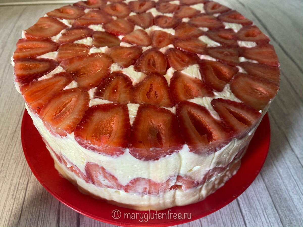 Безглютеновый французский торт Фрезье (Fraisier) | Mary_GlutenFree from  Russia | Дзен