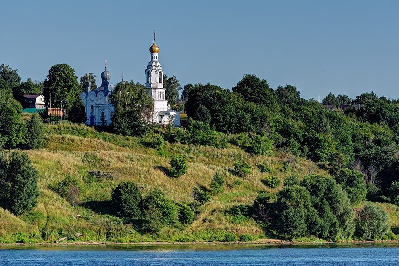 Река Волга. Троицкий Посад. Фото: Alexxx1979, Wikimedia Commons