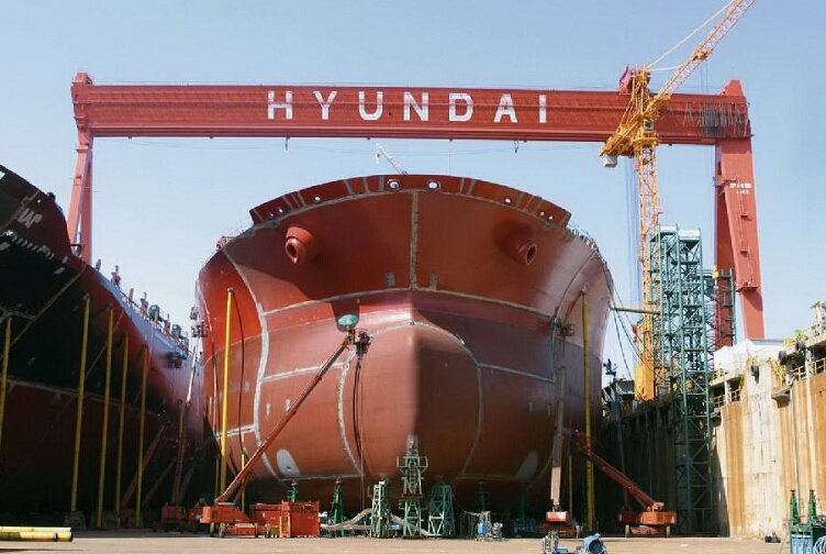 Южнокорейское судостроение - мировой лидер по итогам ноября / Фото: Hyundai Heavy Industries