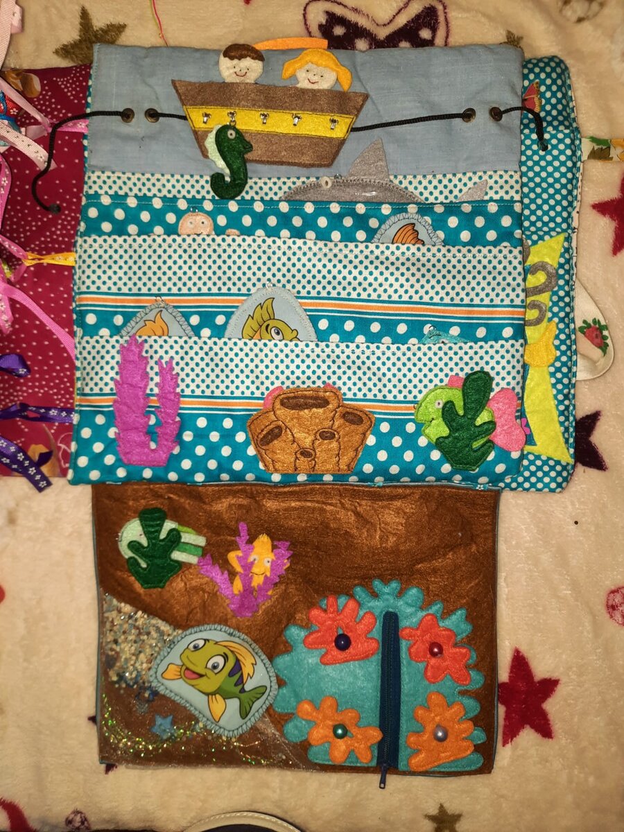 Обзор мягкой книжки, сшитой своими руками. Часть 2. Страница 19