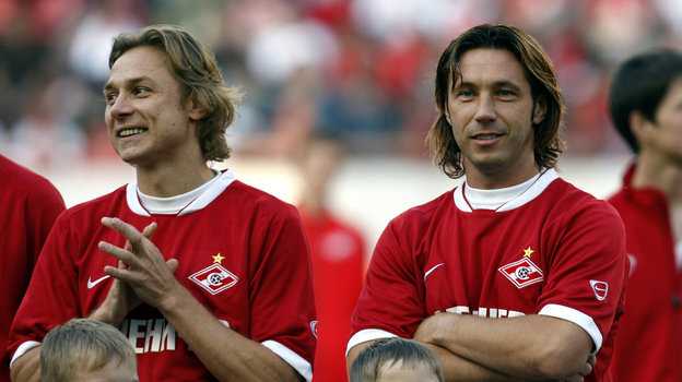     Валерий Карпин и Александр Мостовой.Александр Федоров