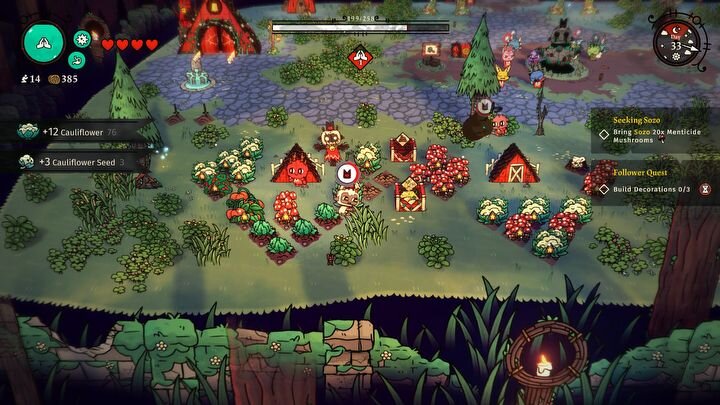 Cult of the Lamb - рогалик совмещенный с руководством культом. о_0