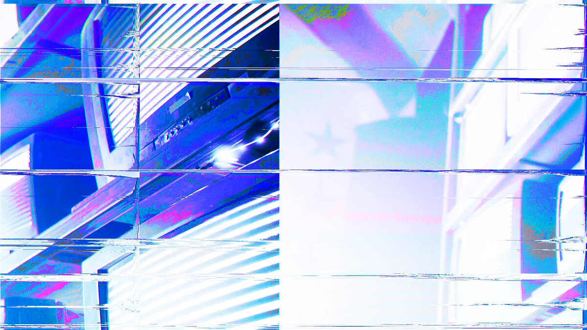 Пример эффекта "Глитч"