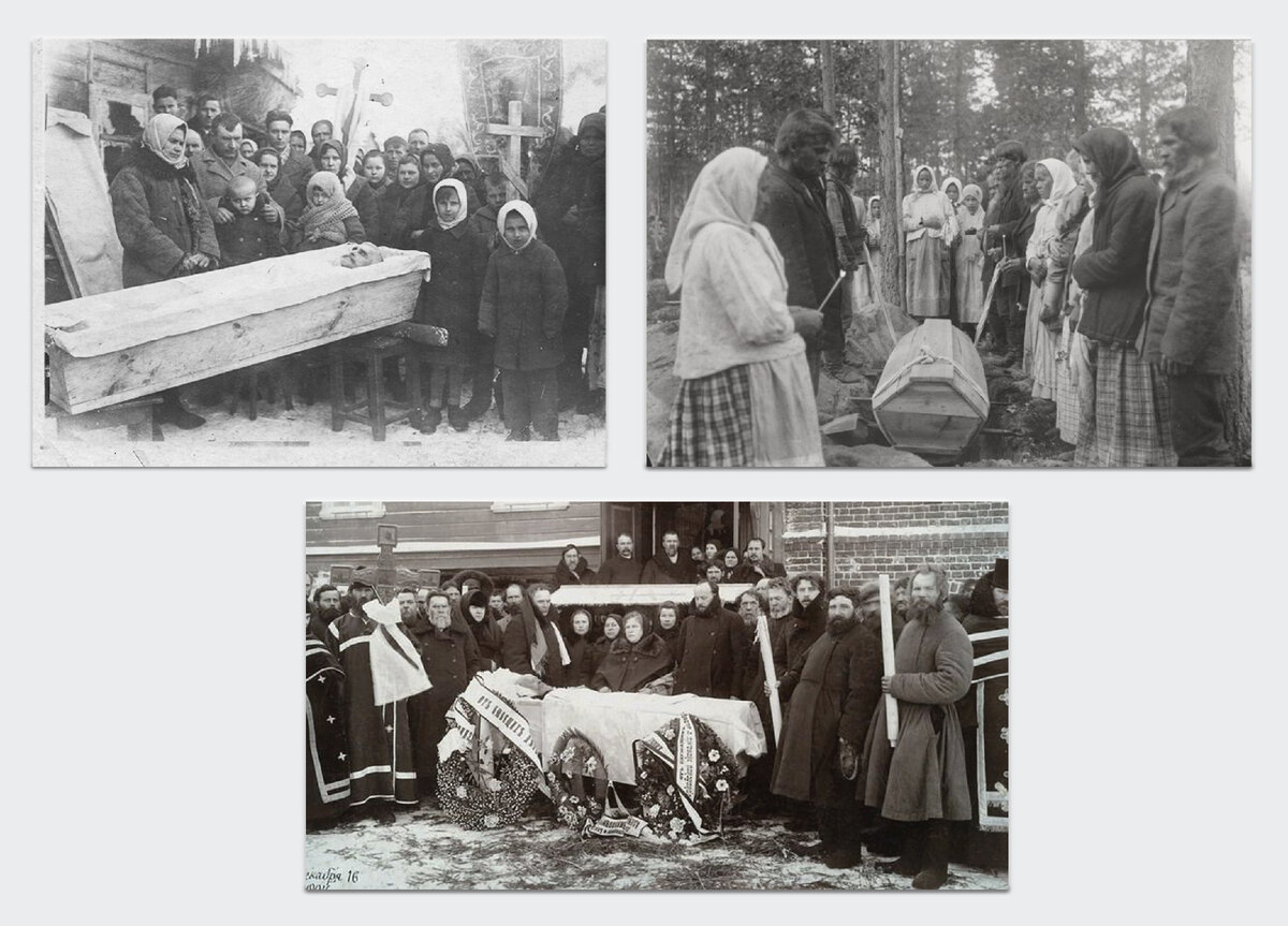 Дореволюционные похороны. Изображения взяты из сервиса Яндекс.Картинки