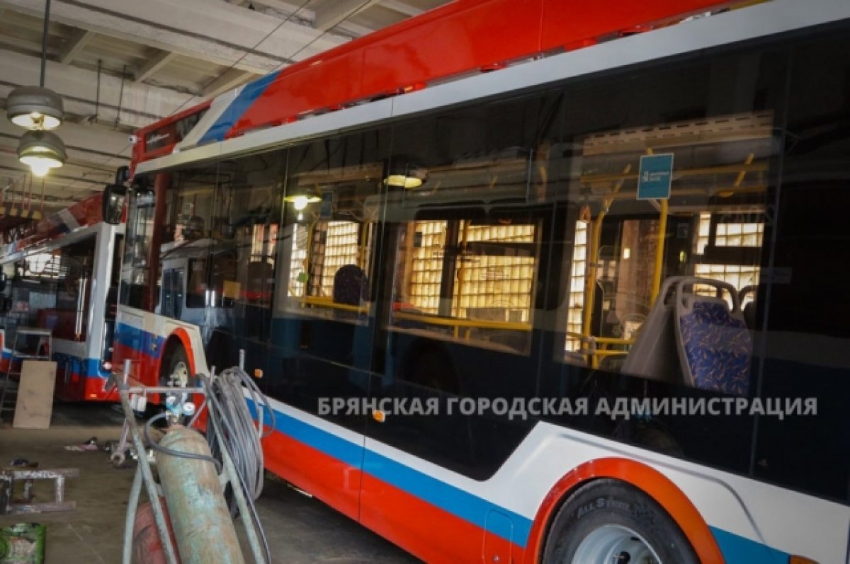    Троллейбусный парк Брянска пополнился тремя «Адмиралами»