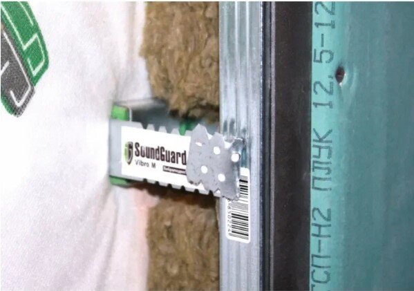 Хороший виброподвес для звукоизоляции стены