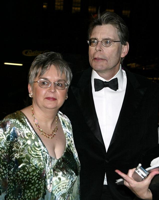 Стивен Кинг с женой Табитой