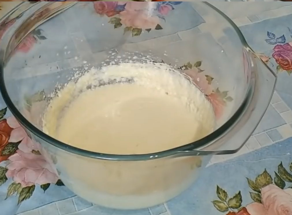 Получиться такая масса.