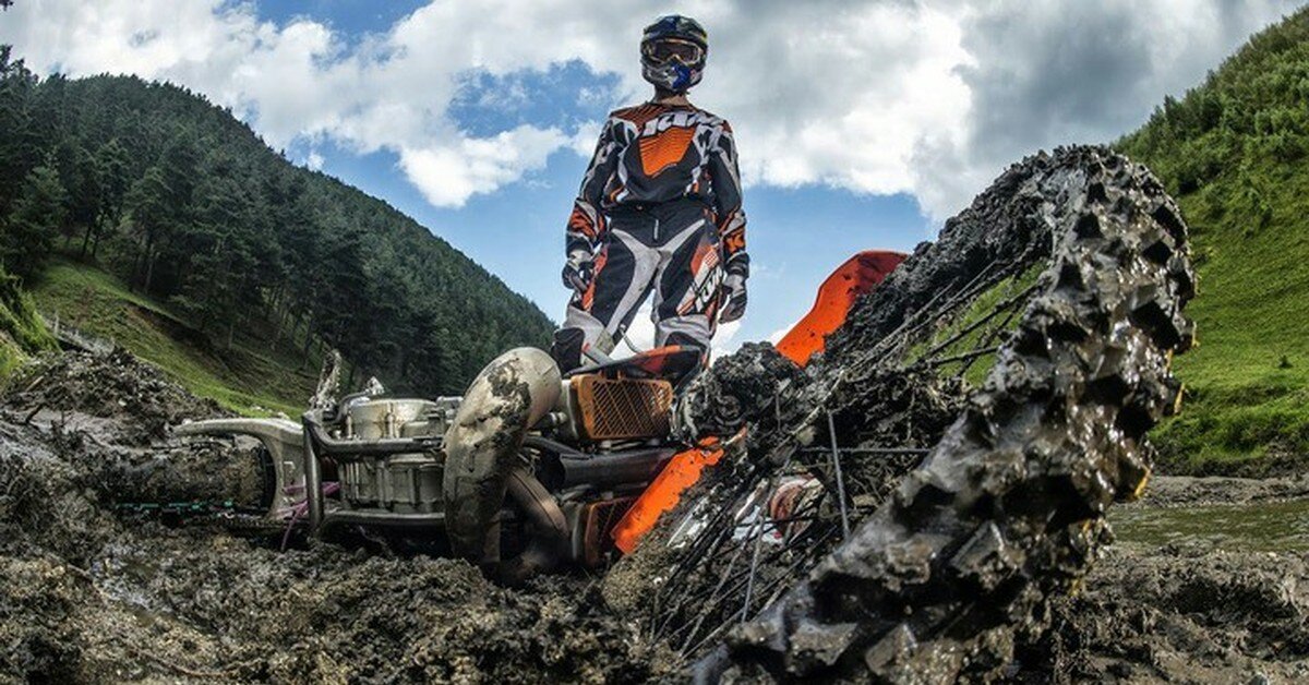 KTM Adventure на бездорожье