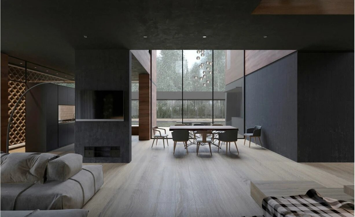 Интерьер дома Inside Out. Фото Ai-architects.