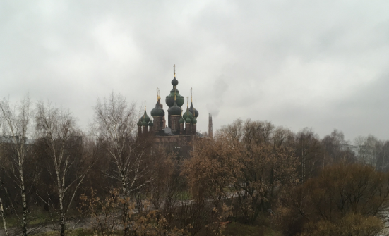 Купола церкви Иоанна Предтечи в Толчкове (Ярославль)