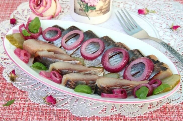 Селедочка с лучком