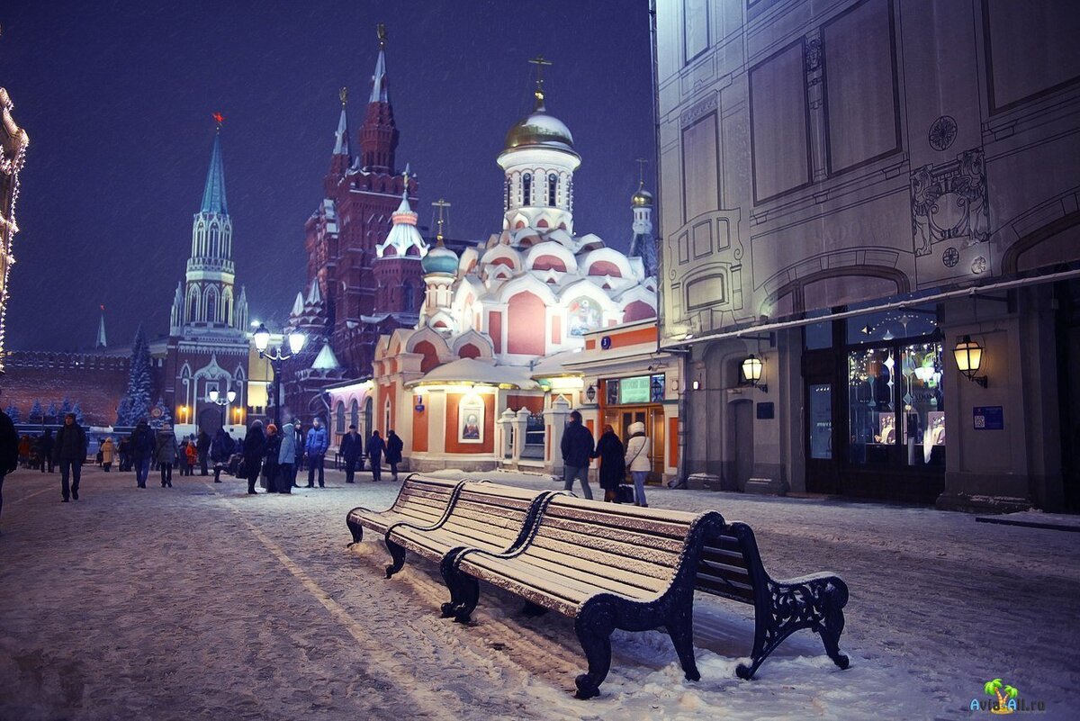 Зима в Москве