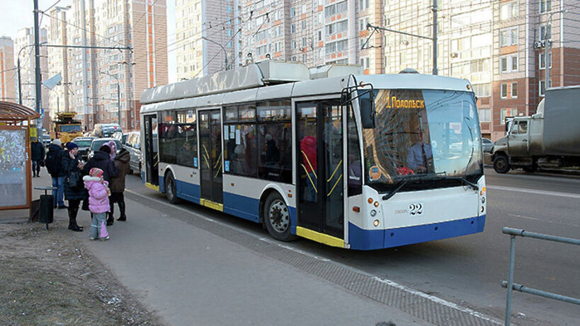 Новый троллейбус в Подольске