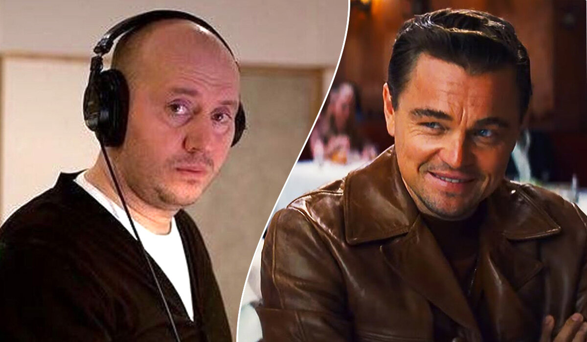 Леонардо  ДиКаприо в российских кинотеатрах говорит голосом Сергея Бурунова.