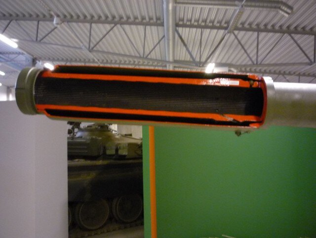 Эжектор пушки танка Т-55