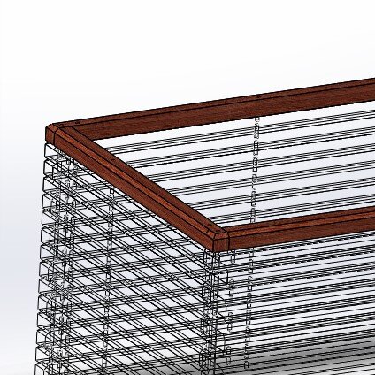 Угловой элемент по ребру в виде угла (фрагмент изделия).