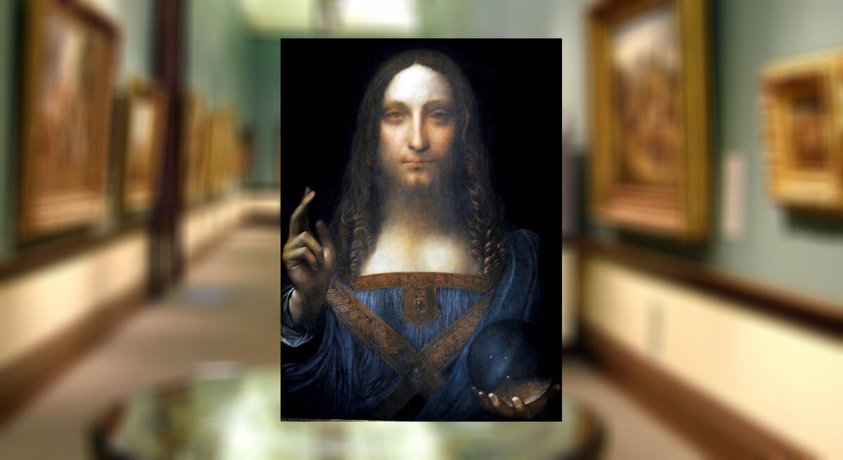 Картина Леонардо да Винчи "Спаситель мира" долгое время считалась утраченной