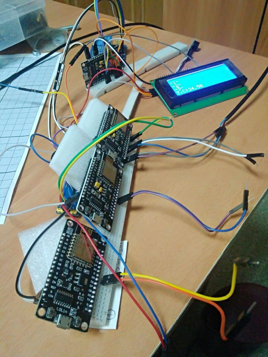 передача данных между esp8266